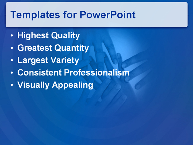 PPT Template - handshake, business, people - Text Slide