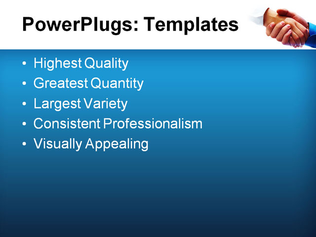 PPT Template - after signing contract, agree, agreement - Text Slide