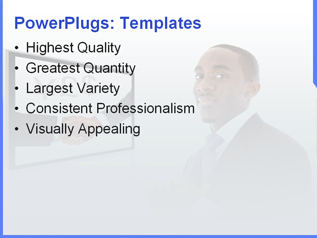 PPT Template - handshake, business, meeting - Text Slide