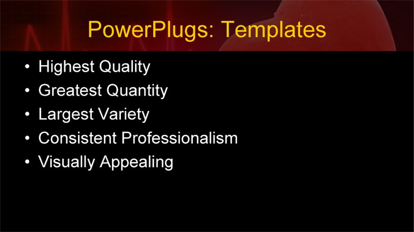 PPT Template - medical, health, abstract - Text Slide