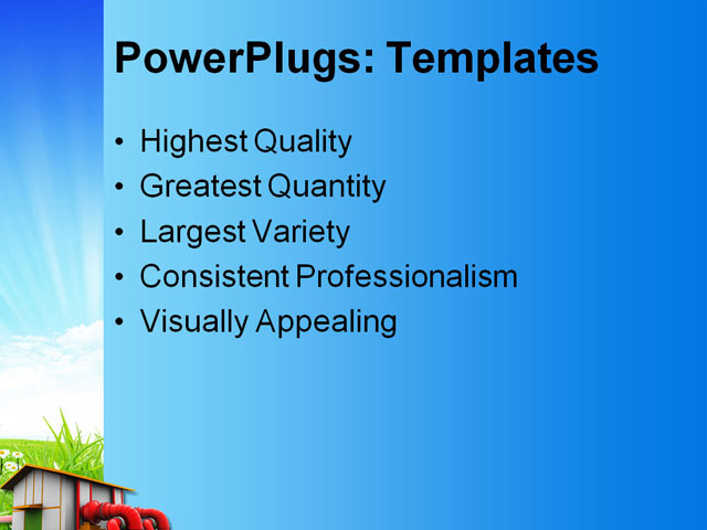 PPT Template - hydroelectric plant, construction, dam - Text Slide