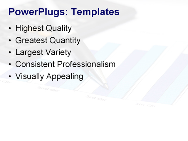 PPT Template - investment, finance, bar chart - Text Slide
