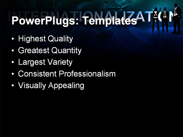 PPT Template - �business, people, communication - Text Slide