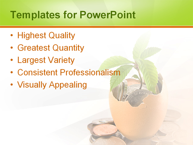 PPT Template - investment, future, money - Text Slide