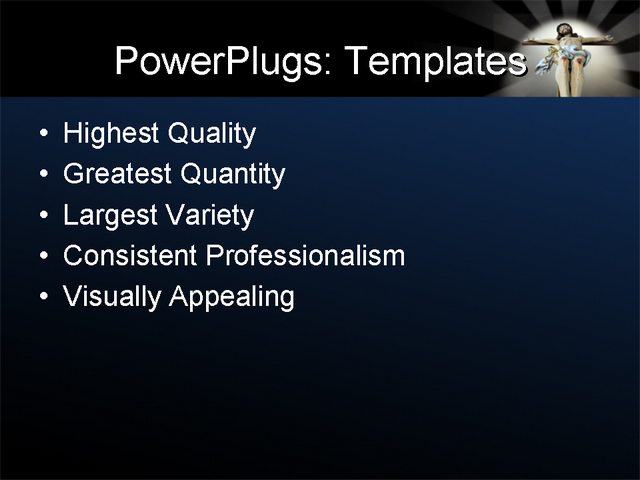 PPT Template - religion, history, art - Text Slide