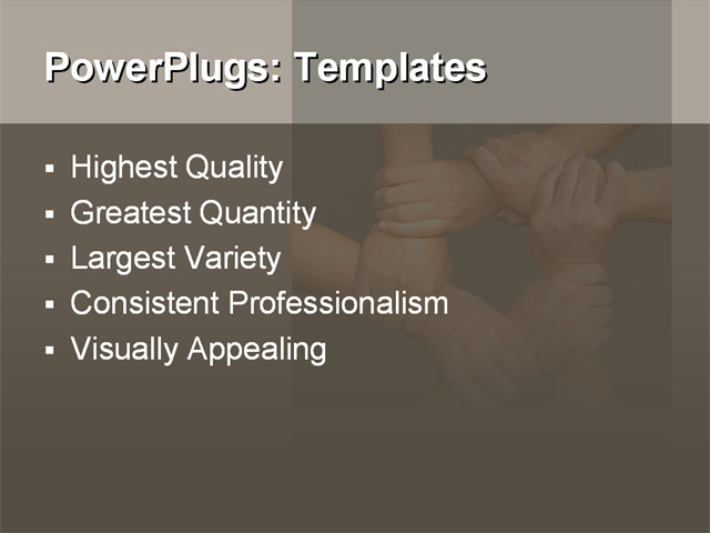 PPT Template - services, business, marketing - Text Slide