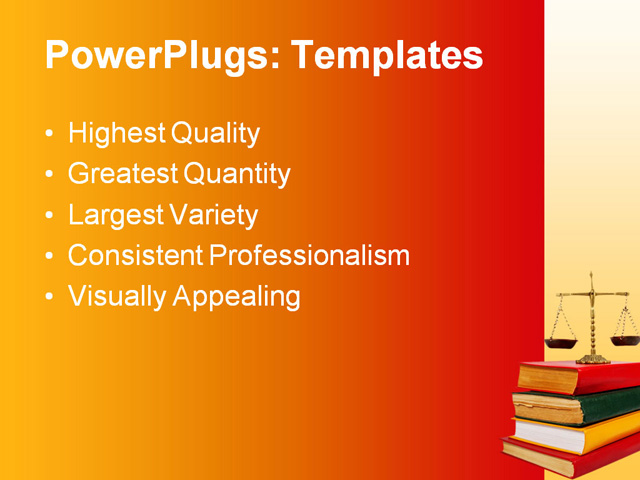 PPT Template - justice concept, antique, archive - Text Slide