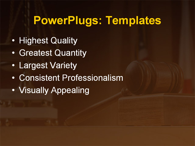 PPT Template - �law, government, balance - Text Slide