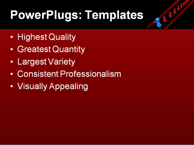 PPT Template - ceo, direction, general - Text Slide