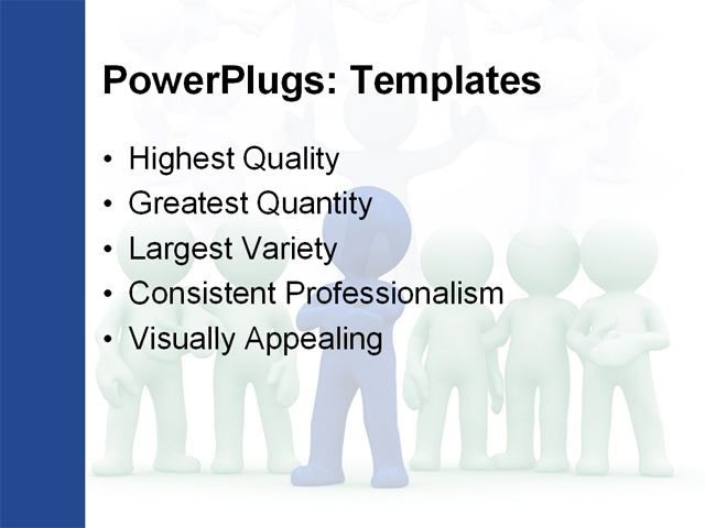 PPT Template - business, communication, competition - Text Slide