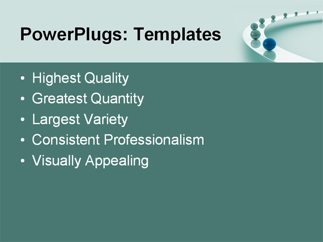 PPT Template - leadership, shapes, aspiration - Text Slide