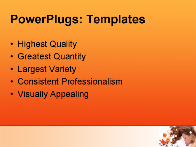 PPT Template - fashion, people, lifestyle - Text Slide