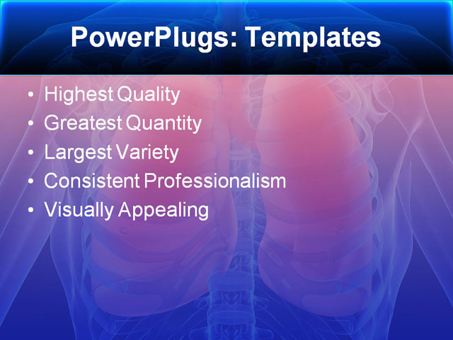 3d Rendered Illustration Of Human Lungs With An Infection Powerpoint Template Background Of Infection Powerpoint Template