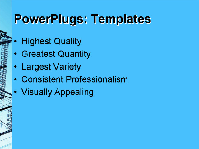 PPT Template - architecture, construction, business - Text Slide