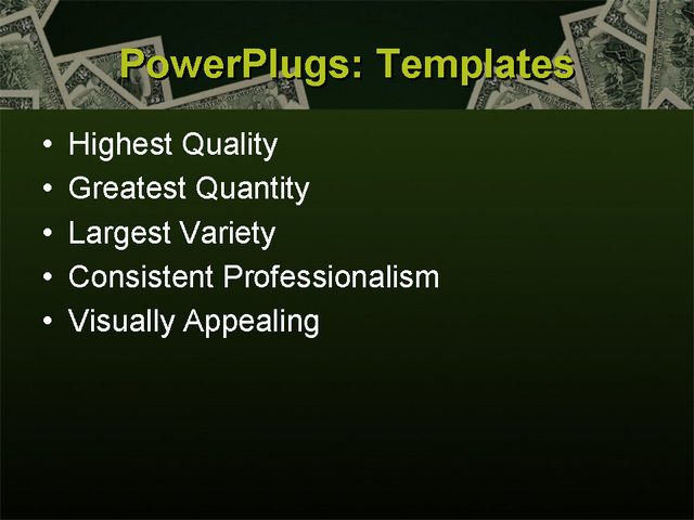 PPT Template - finance, business, investment - Text Slide