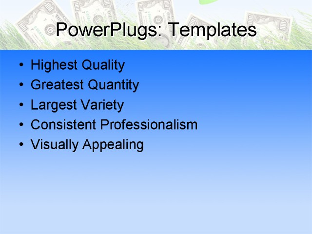 PPT Template - finance, business, marketing - Text Slide