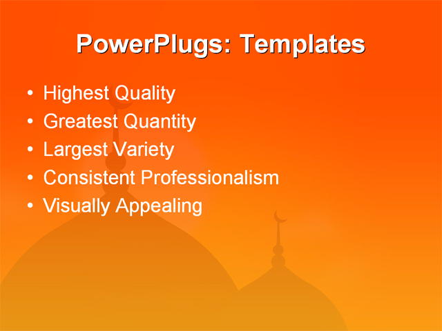 PPT Template - arab, religion, arabic - Text Slide