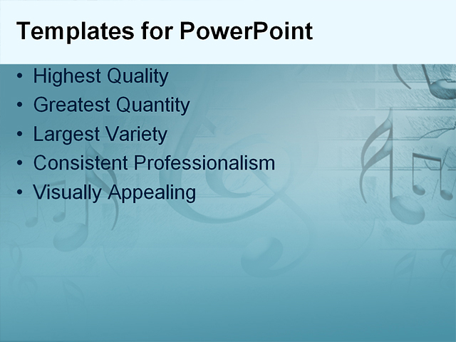 PPT Template - music, entertainment, enjoy - Text Slide