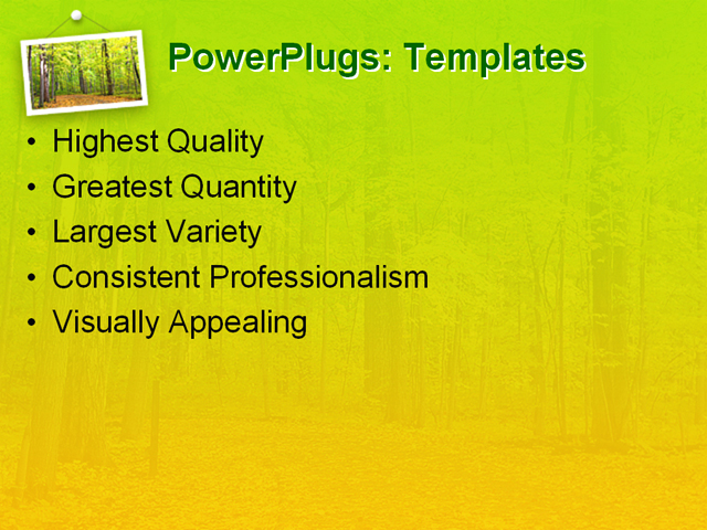 PPT Template - nature, beauty, earth - Text Slide