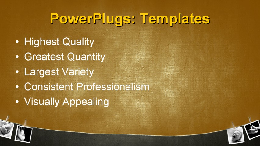 PPT Template - children, art, lifestyle - Text Slide