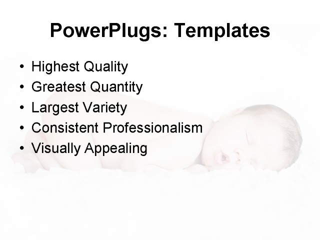 PPT Template - children, family, lifestyle - Text Slide