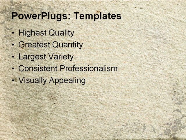 PPT Template - old paper, art, abstract - Text Slide