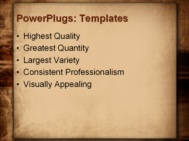 PPT Template - old paper, art, abstract - Text Slide