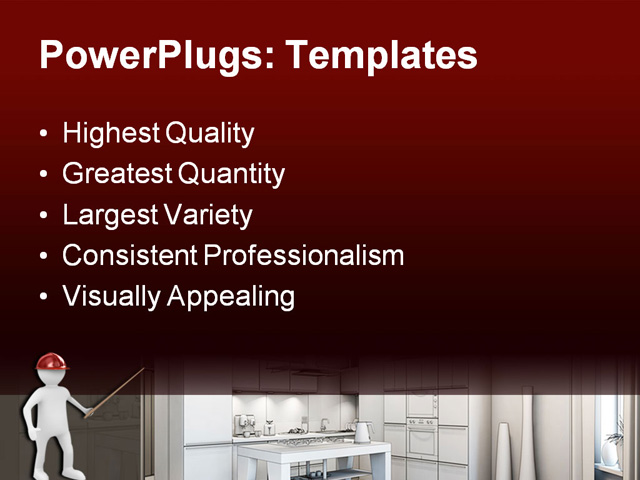 PPT Template - outline, ambient, architecture - Text Slide