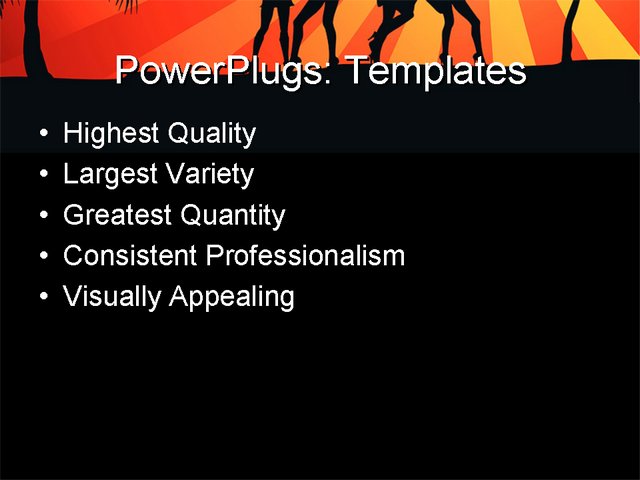 PPT Template - holidays, leisure, entertainment - Text Slide