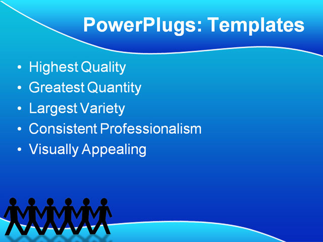 PPT Template - paper chain, people, body - Text Slide