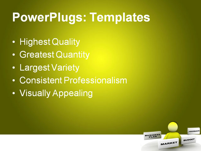 PPT Template - business plan, abstract, advertising - Text Slide