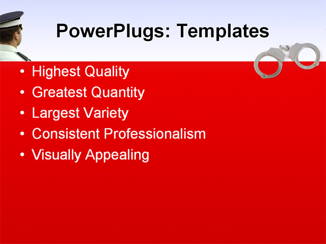 PPT Template - crime, criminal, cross - Text Slide