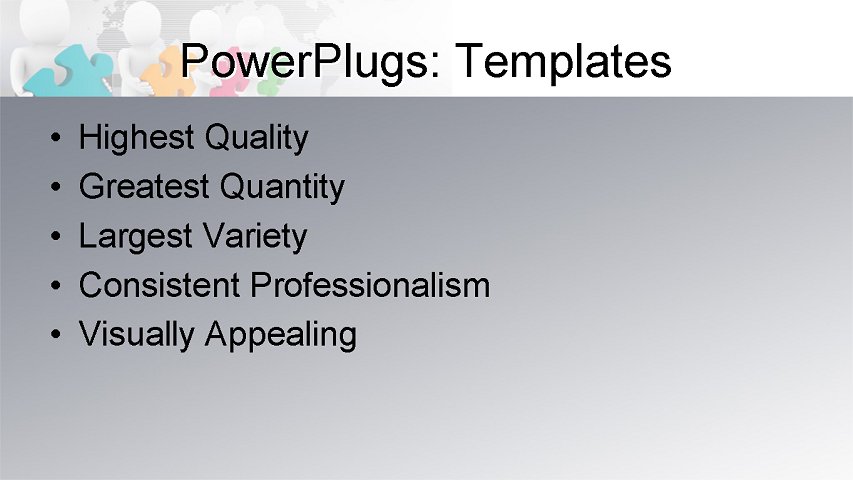 PPT Template - business, people, communication - Text Slide