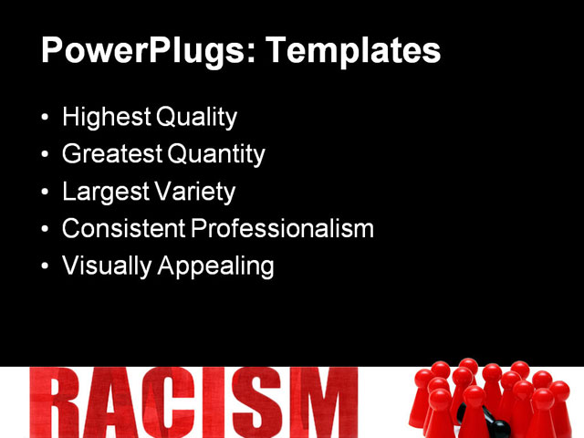 PPT Template - racism, abstract, asian - Text Slide