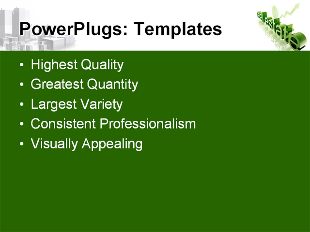 PPT Template - ?real estate, business, finance - Text Slide