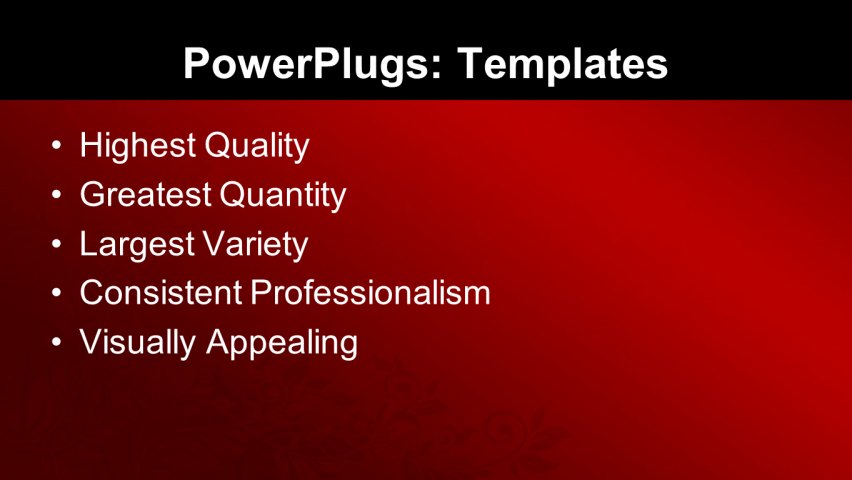 PPT Template - abstract, art, generic - Text Slide