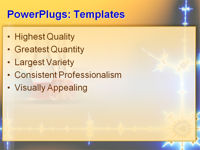 PPT Template - science, technology, yellow - Text Slide