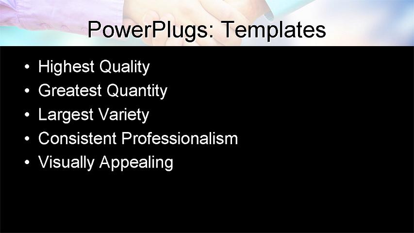 PPT Template - business, people, communication - Text Slide