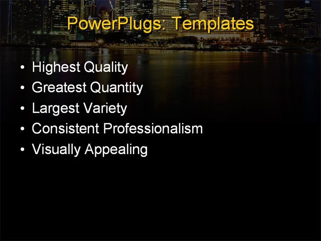 PPT Template - �architecture, lifestyle, travel - Text Slide