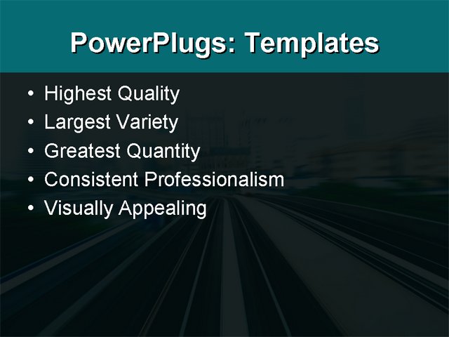 PPT Template - travel, cities, business - Text Slide