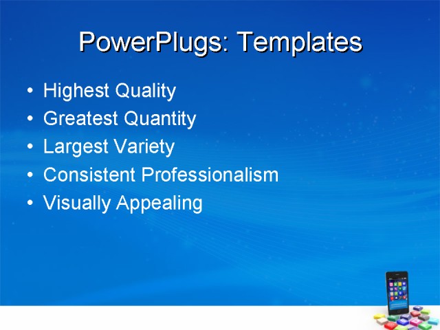 PPT Template - communication, tele communication, global - Text Slide