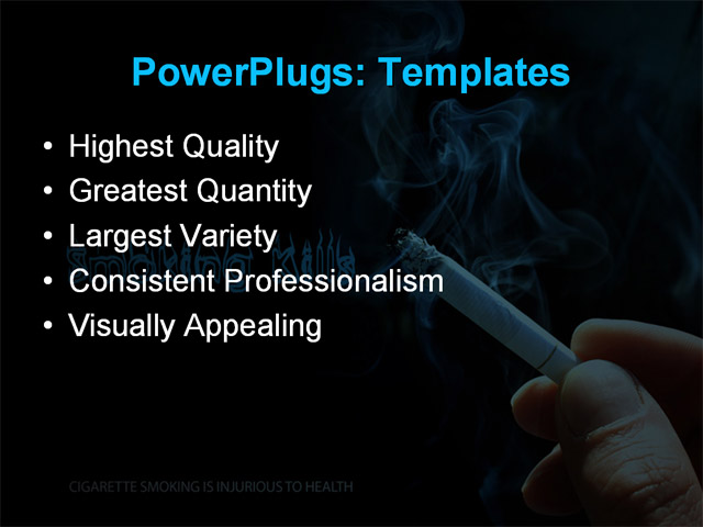 smoke powerpoint template