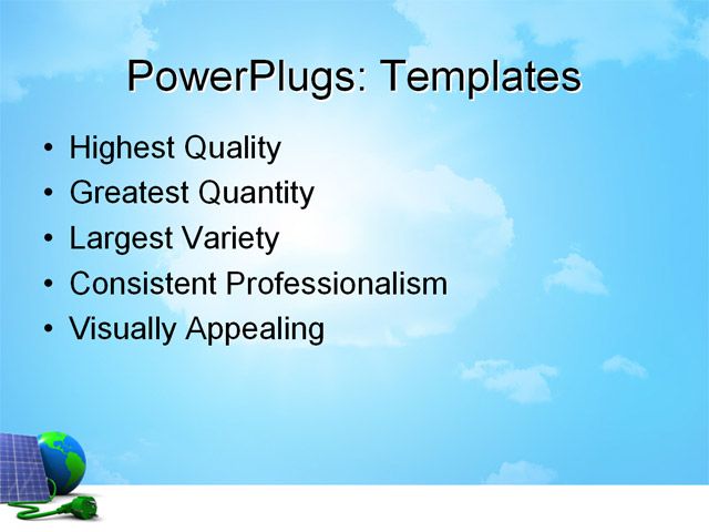 PPT Template - solar energy, computer, science - Text Slide
