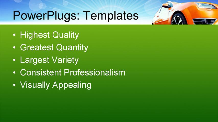 PPT Template - transportation, travel, lifestyle - Text Slide