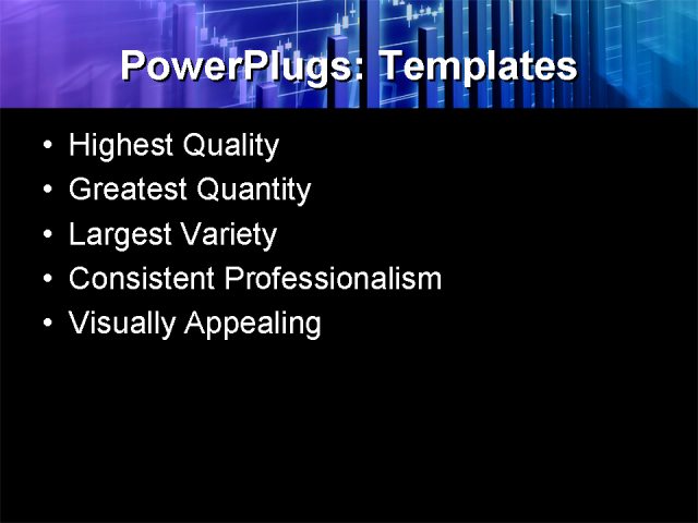 PPT Template - finance, business, marketing - Text Slide