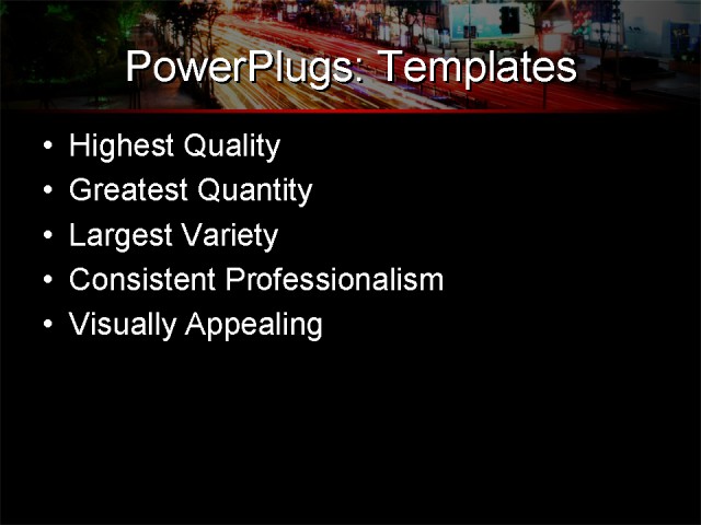 PPT Template - lifestyle, urban living, travel - Text Slide