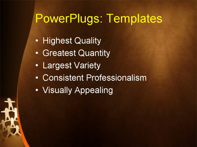 PPT Template - business people, communication, abstract - Text Slide