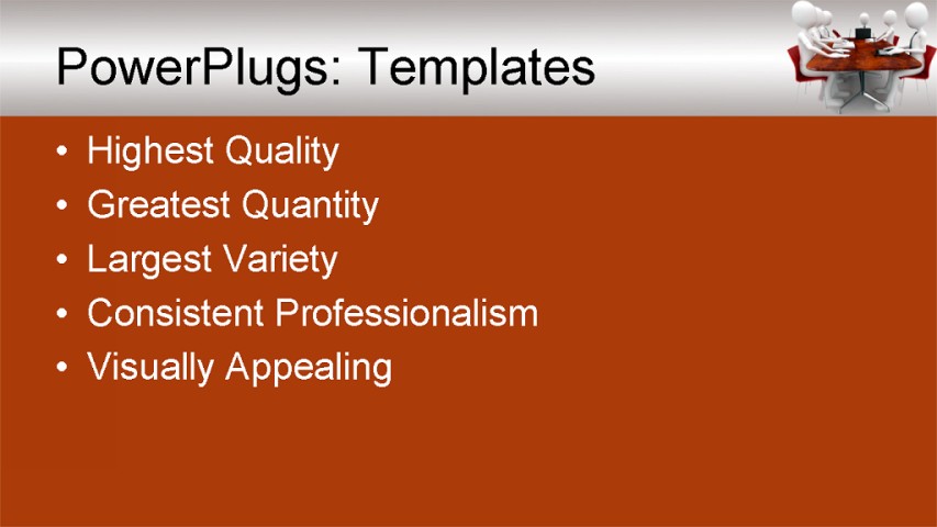 PPT Template - business, people, communication - Text Slide