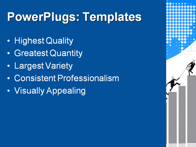 PPT Template - business, teamwork, cartoon - Text Slide