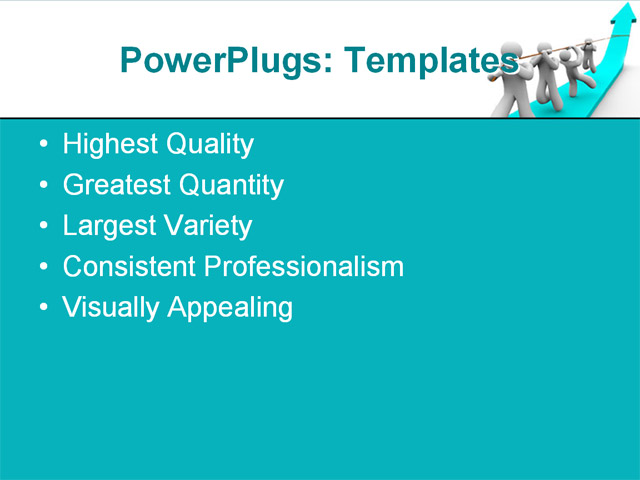 PPT Template - business, leadership, competition - Text Slide